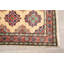 Tapis zone en laine 2 pi x 3 pi 2 po à la main one-of-kind noué la kazak Annancy