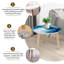 Ensemble de 2 tables basses gigognes Triangle