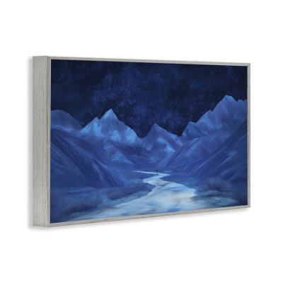 «Blue Mountains Night Sky», estampe numérique, design par Gina Kelly
