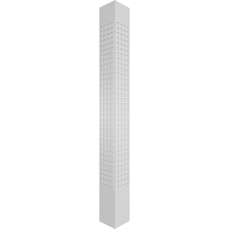 Colonne carrée Manchester Custerman, H 120 po x l 11,6 po x P 11,6 po