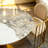 33.5'' Sintered Stone Solid Wood Round Dining Table-1327464921