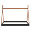 Lit double pleine grandeur avec structure triangulaire
