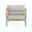 Fauteuil d'extérieur en aluminium avec coussins épais