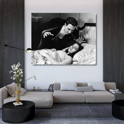  Vintage Hollywood Archive Gallery Wrapped Canvas Art Titled: Lupita Tovar, Carlos Villarias, Dracula, 1931