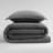 Calvin Klein Essential Garment Washed Solid Cotton Sham Set-93622579-93622577