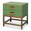 Shagreen 2 - Drawer Solid Wood Nightstand-96831225