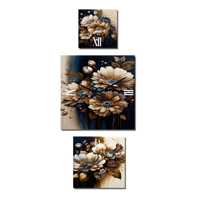 Shelan Metal Wall Clock