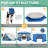 15x15ft Pop Up Gazebo Screen Tent Screen House for Camping, 15x15 Screen Room with Mosquito Netting, Hub Tent Instant Screened Canopy with Carrying Bag and Ground Stakes-106897512