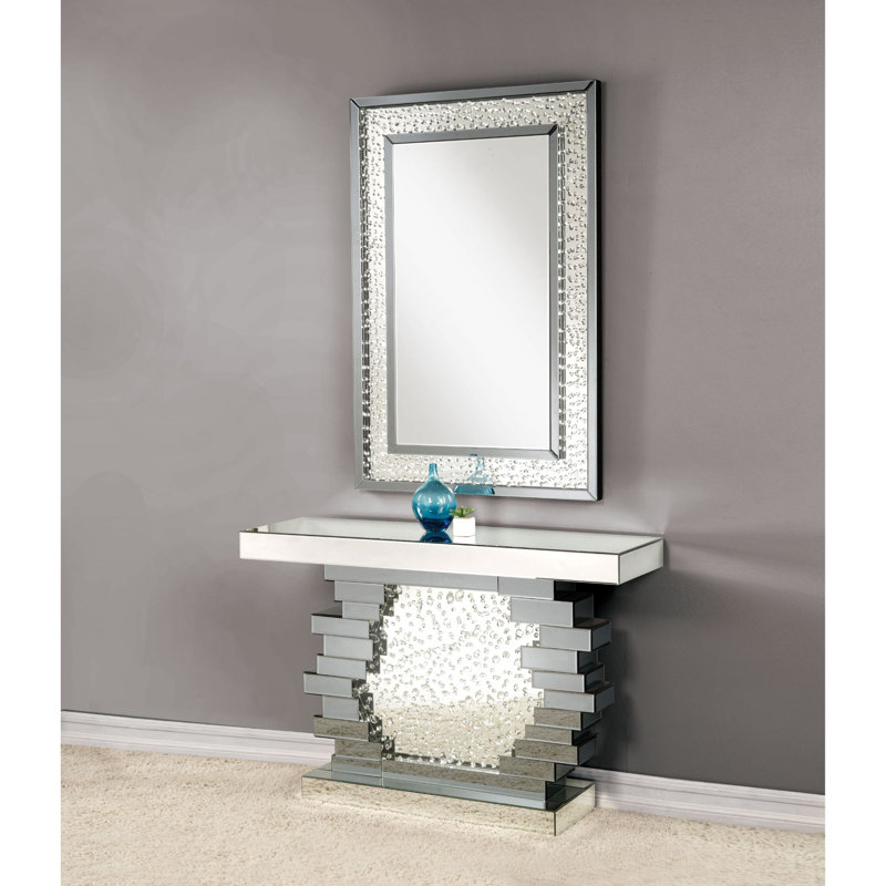 Longo 47'' Glass Console Table