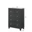 Commode haute 4 tiroirs en faux marbre