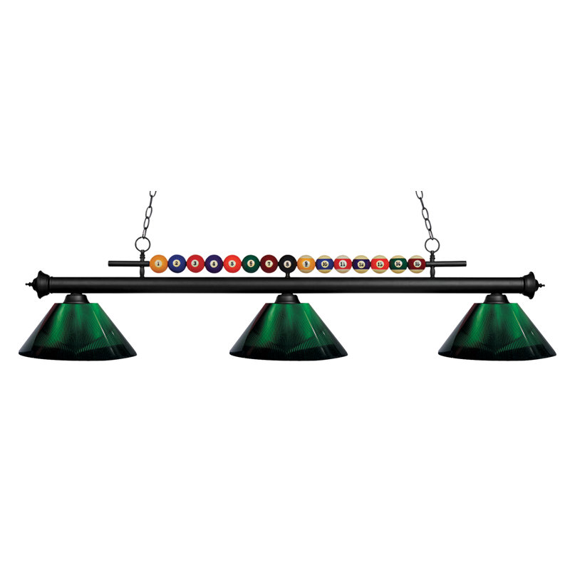 Chapa 3 - Light Dome Pendant, Matte Black, Green