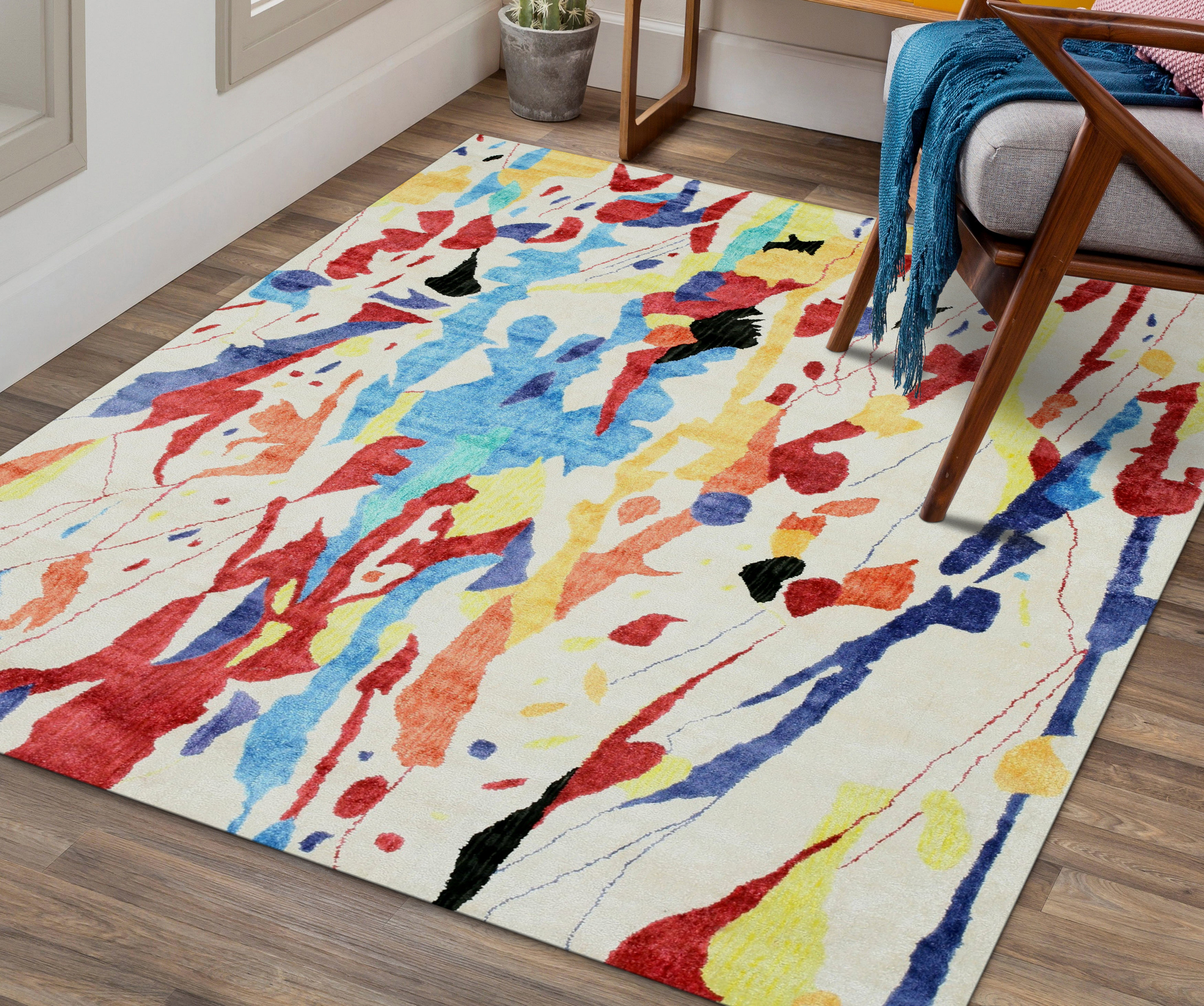 Meridian Rugmakers Stylish and Durable Columbia Hand Tufted Modern ...