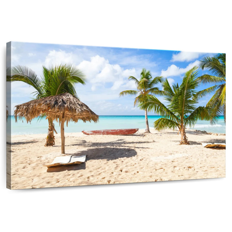Palapa White Sandy Gillard, 34" H x 51" W