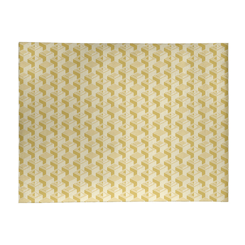 Chenille Geometric Indoor Rug, Rectangle 5' x 7'