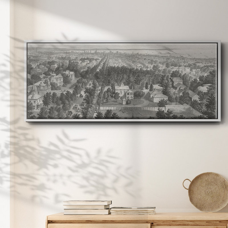 City of Buffalo - Toile avec cadre, H 20 po x l 50 po