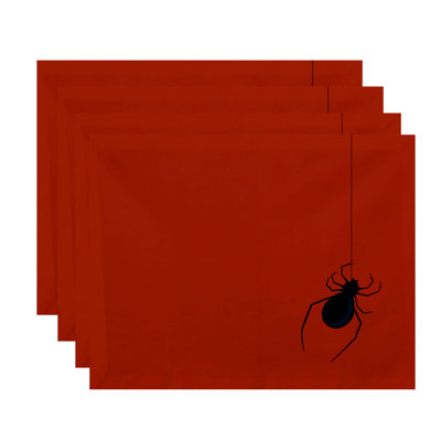 Eek! Holiday Print 4 Piece Placemat Set
