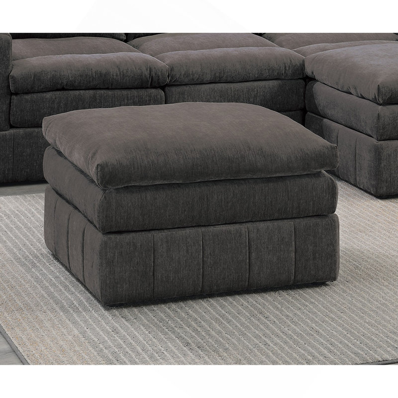Canapé modulaire contemporain 1pc, Mélange de bruns