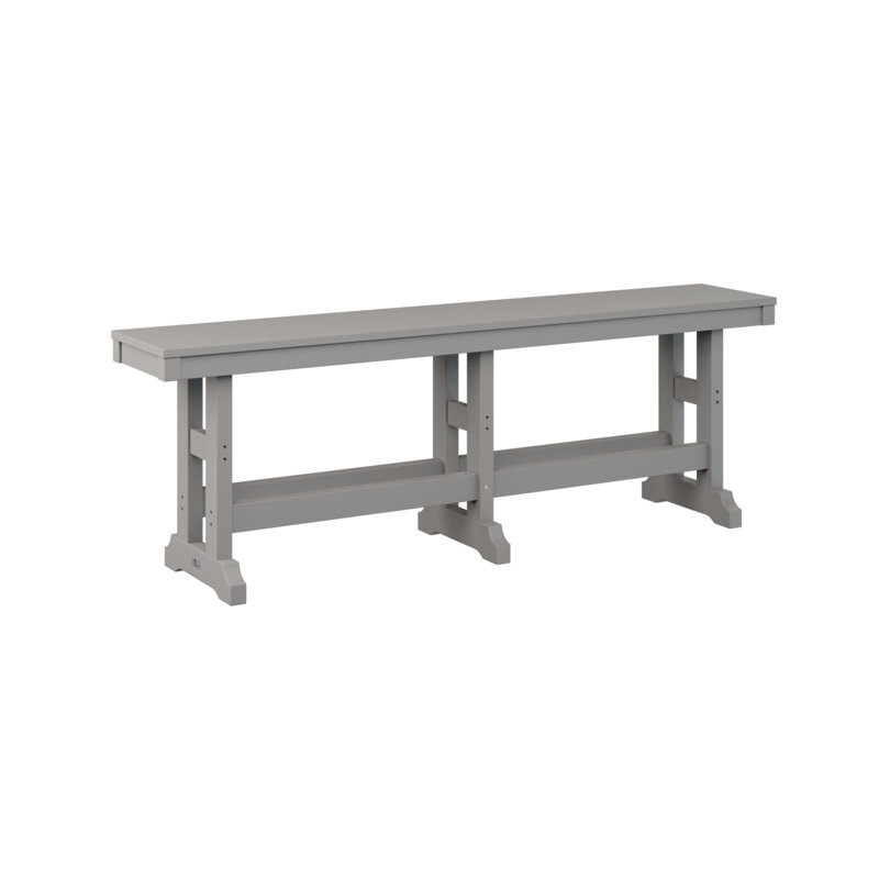 Banc de jardin berlinois 66 po Berlin, Gris clair, H 23 po x l 66 po x P 12,5 po