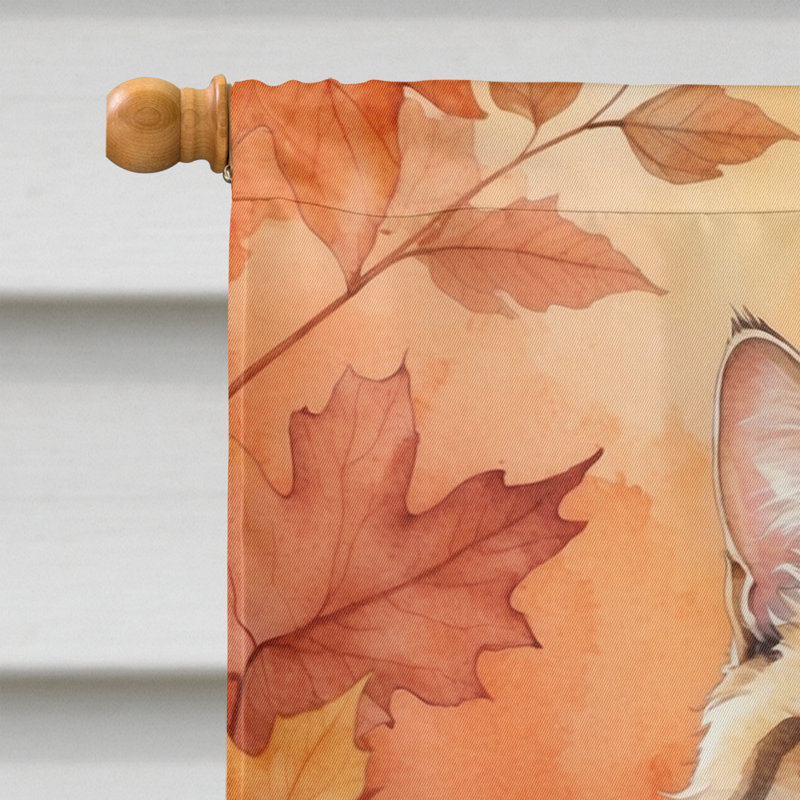 Chat en feuilles d'automne, Chantilly Tiffany