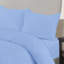 Microfiber No Pattern Duvet Cover Set with Pillowcases-115671385-115671389