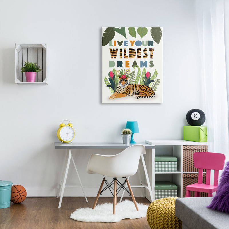 Live Your Wildest Dreams - impression, Toile tendue, H 40 po x l 30 po x 1,5 po