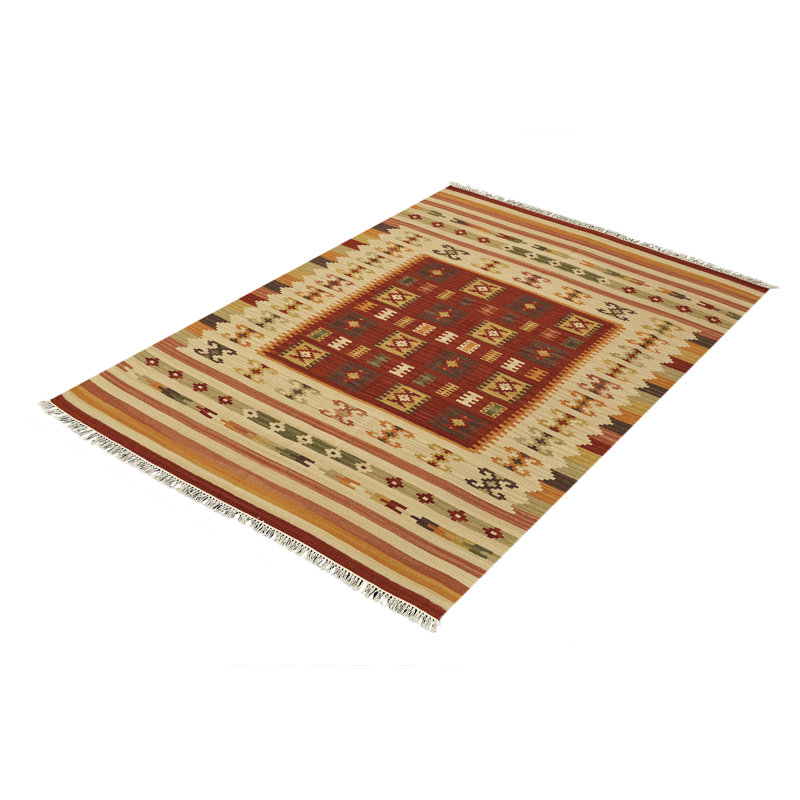 Southwestern Wool Hand Woven Area Rug, Rectangle 170 x 230cm
