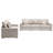 Penniepennie 33.59'' Rolled Arm Modern Sofa Living Room Couch Living Room Sofa Comfy Couch-499031898