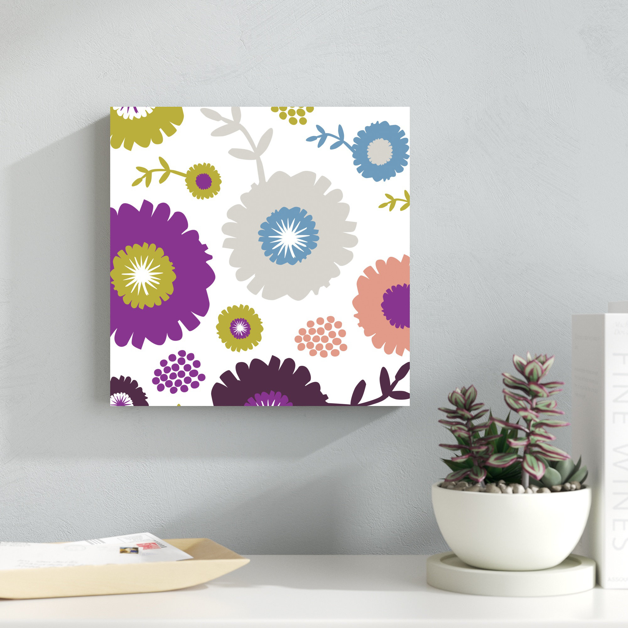 Isabelle & Max™ Garden Floral IV On Canvas by Nicole Ketchum Print | Wayfair
