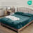 PHF Truly Velvet Fitted Sheet, Luxury Super Soft Cozy Fuzzy Fleece Bottom Sheet, Deep Pocket Up to 16",Strenghth Elastic Band, Suitable for Fall Winter Spring,No Pillowcases-124237610-124237617