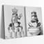 2 Piece Wrapped Canvas Wall Art