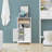 Temma  36.5'' H  Free-Standing Bathroom Cabinet-490630409