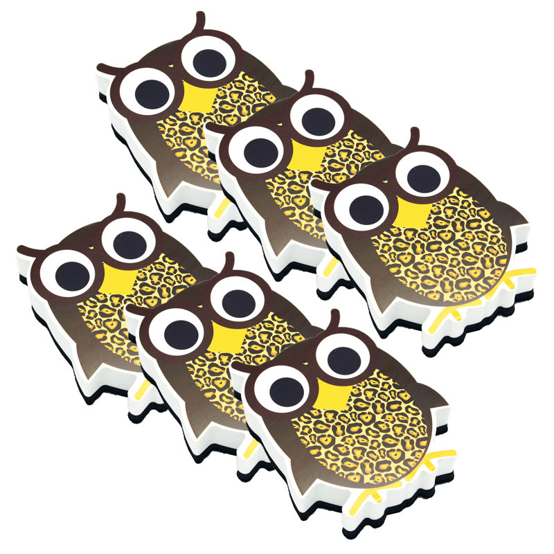 Tableau blanc magnétique effaceur hibou