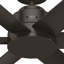 Ventilateur de plafond 44 "à 6 pales avec contrôle mural Kennicott-71202994