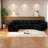 Spacious Chenille Fabric Sofas, Modern L-shaped Design For Home