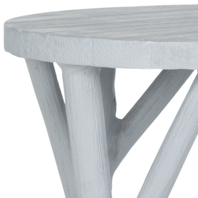 Elia End Table, Pearl Blue/Grey