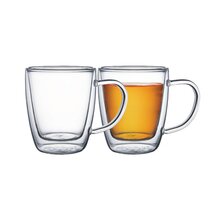 2X 280ml Cat Shape Double Drinking Cup with Handles