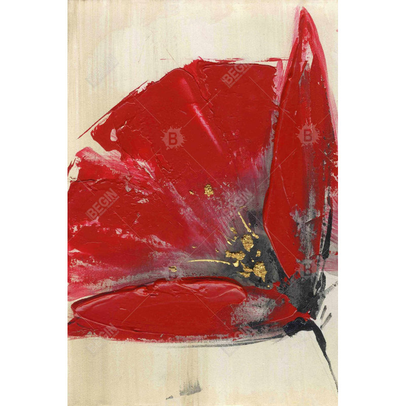 " Three Red Flowers "