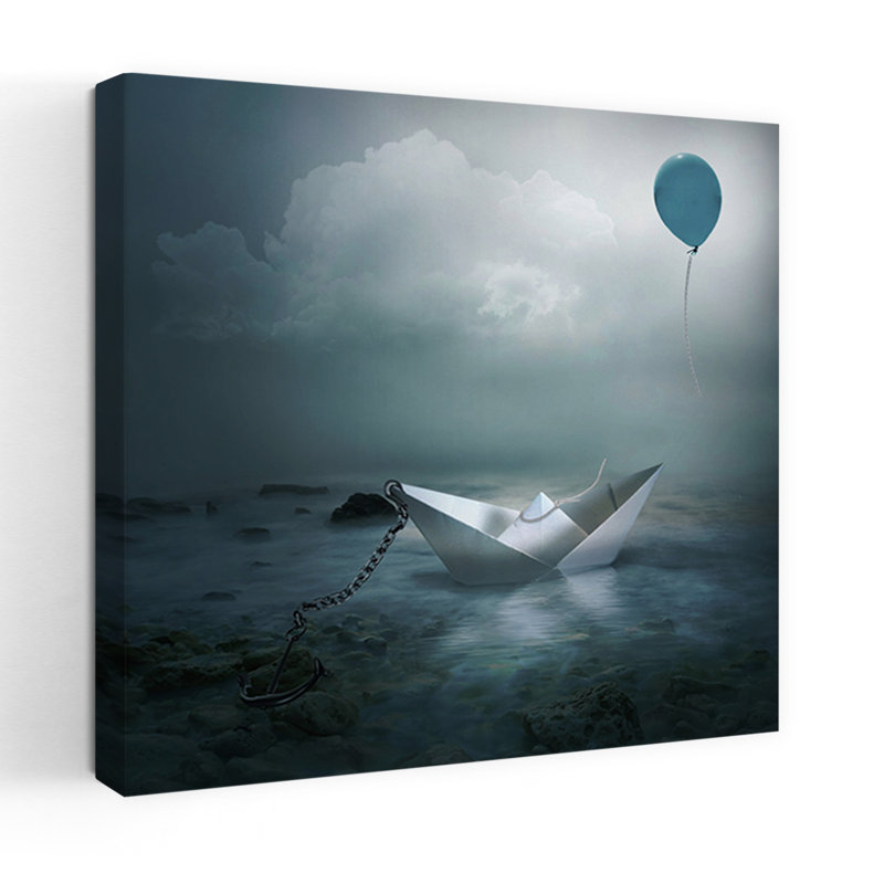 Without Choice Dreamy Ethereal Surreal Landscape Nature Wall Art Print, 81.28cm H x 81.28cm W