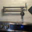 Dual Swing Metal Pot Filler Modern Kitchen Wall Mount