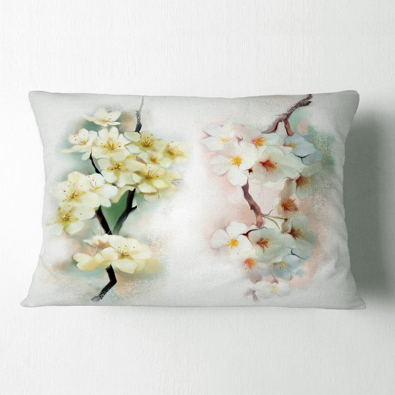 Coussin de bouquet floral fleur d’illustration