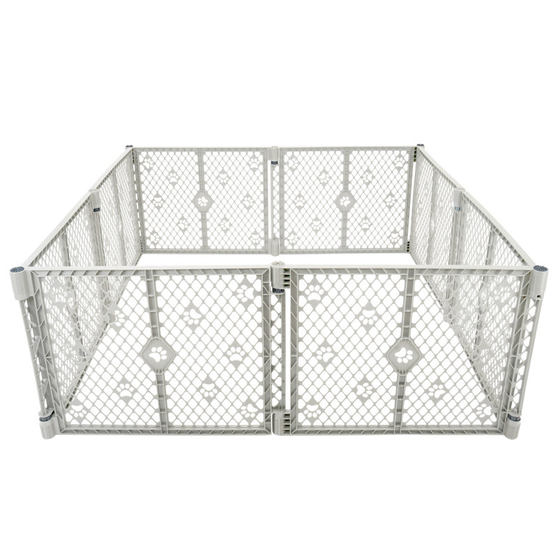 PAWS PETYARD 8-PANEL GRAY PET PEN