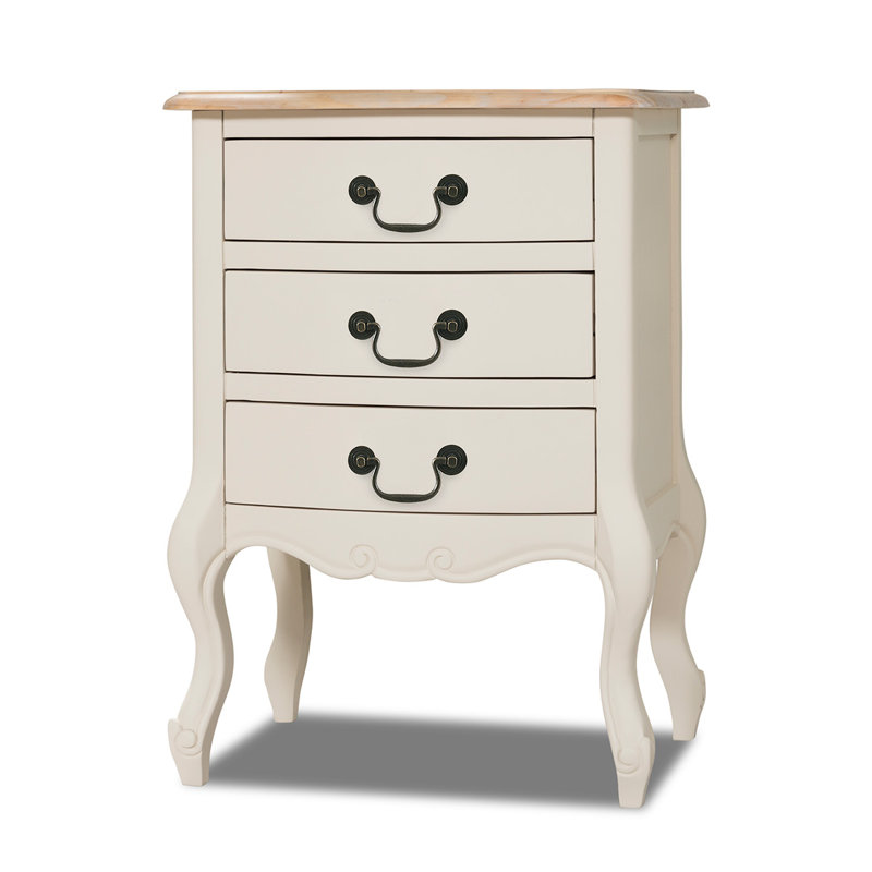Lemaire 48 cm W Bedside Table, Champagne