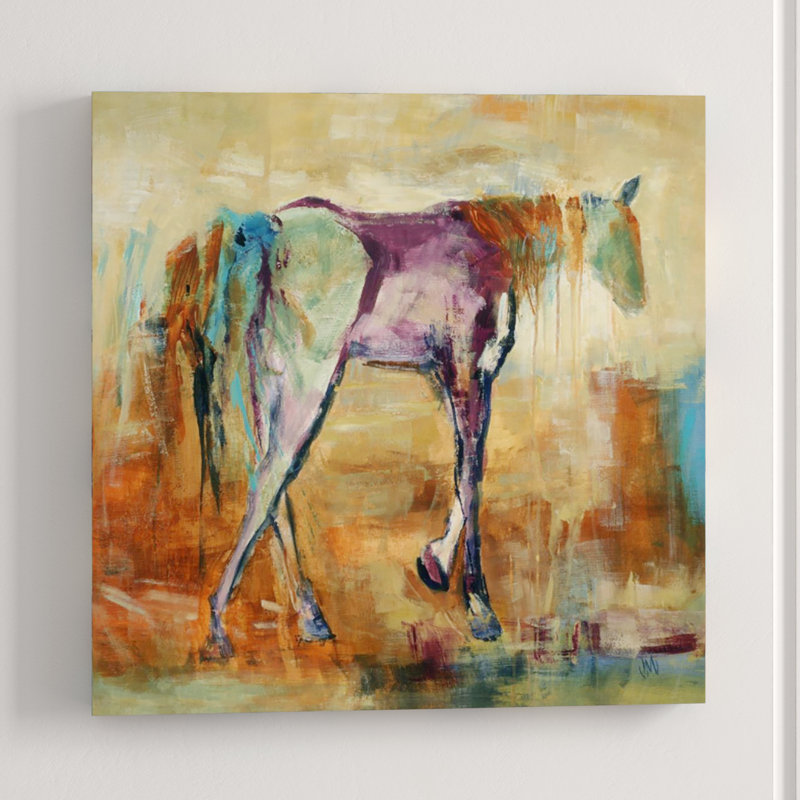 Loose Reins III Print by Chelsea Art Studio, 24" H x 24" W, Plexi