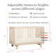 Hudson 3-in-1 Convertible Crib