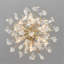 Lustre en cristal 18 po avec branches artistiques