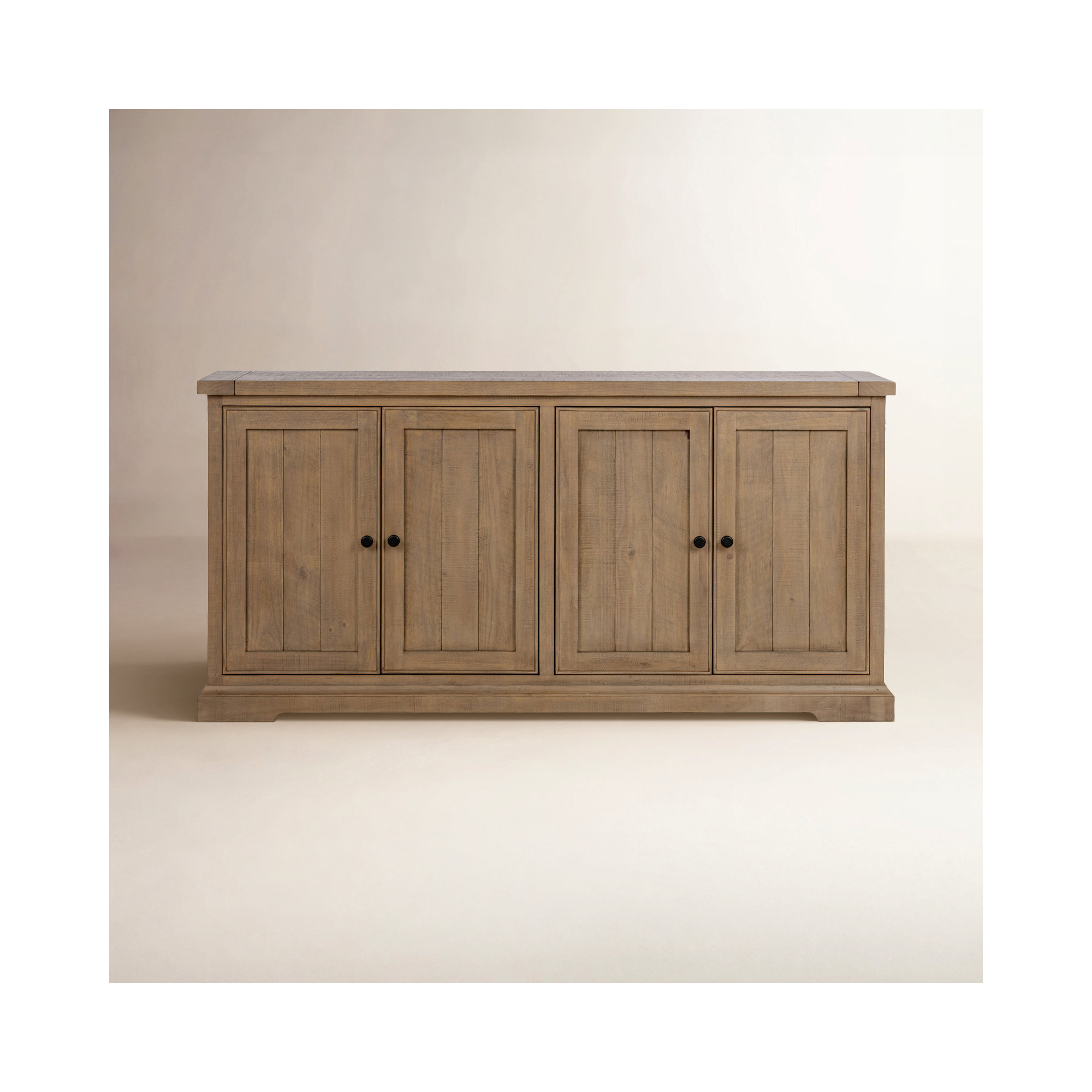Vienna 4-Door Reclaimed Pine Wood Sideboard