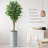 75'' Faux Ficus Tree in Pot