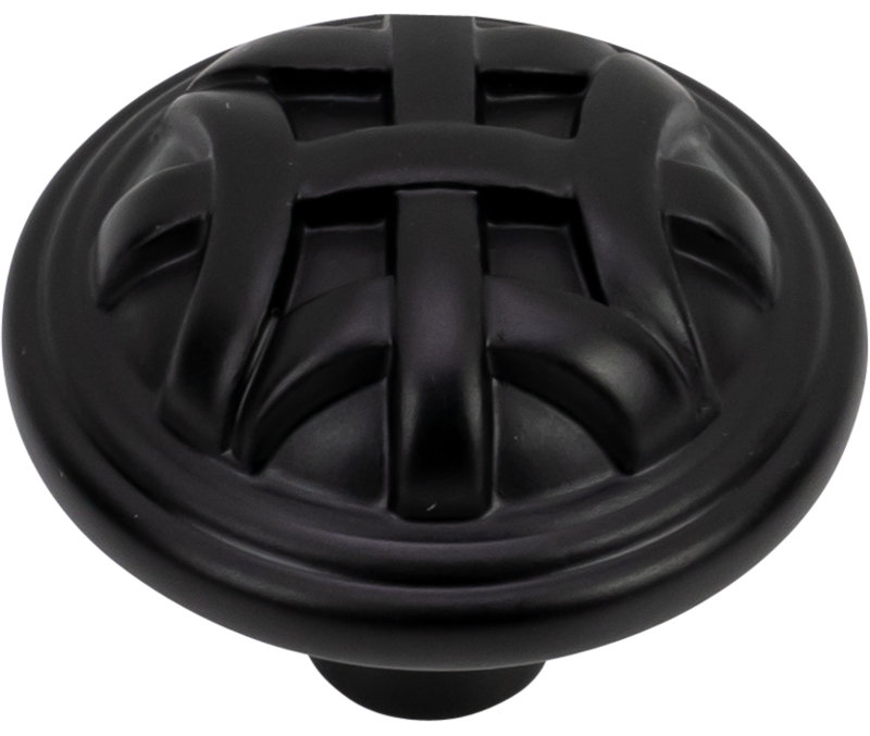1 1/4" Diameter Mushroom Knob Multipack, Matte Black