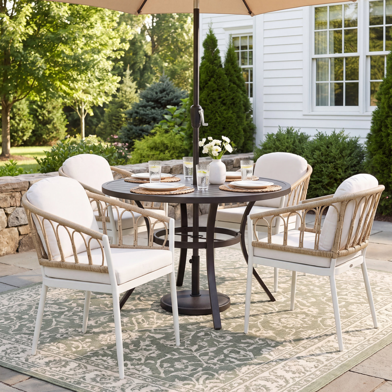 Aluminum Patio Armchair