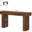 63" Long Farmhouse Console Table, Rustic Brown Rectangular Sofa Table Behind Couch, Solid Wood Grain Entryway Hallway Table For Living Room, Dining Room